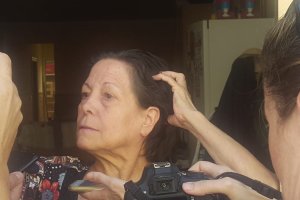 La mujer, expareja del abuelo del niño, a la que la presunta asesina ha ido a pedir ayuda a Las Norias.