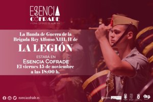 La Legión estará presente en Esencia Cofrade.