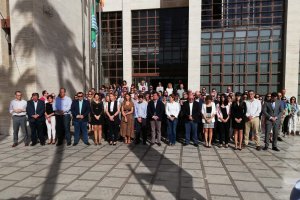 Minuto de silencio en el Ayuntamiento de El Ejido.
