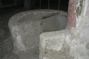 Escalera de caracol en la primera planta de la torre de la Catedral.