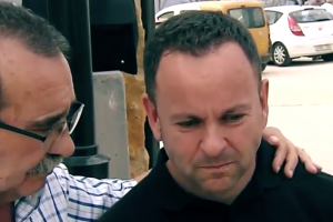 Fotograma de la intervención del padre de Sergio en Telecinco.