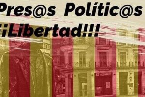 Detalle del anuncio con el que se convoca la concentración del sábado 19-O.