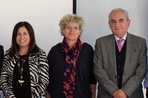 En ambos lados, Trini Cabeo y Alfredo Sánchez, exdirectores del PITA.