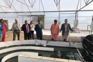 Visita a la planta de producción de microalgas de Biorizon Biotech