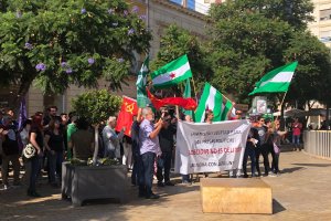 Concentración en Puerta Purchena en favor de los presos del \'procés\'.