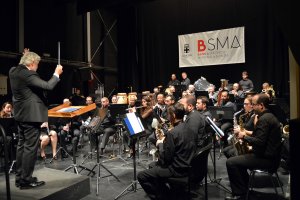 concierto de la Banda Sinfónica Municipal en el Teatro Apolo.