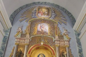 Isabel y Remedios Cervantes, dos de las tres hijas del pintor Pedro Cervantes.