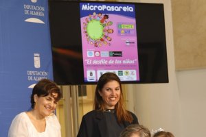 Presentación de la ‘MicroPasarela’ en Diputación Provincial de Almería junto a niños y representantes