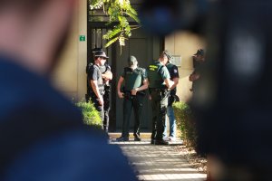 Lugar del crimen en Huércal de Almería.