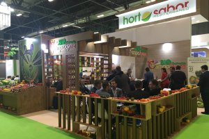 El estand de Campojoyma con sus productos.