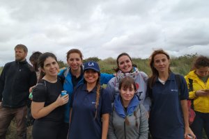 Voluntarios de Dimoba unidos en la iniciativa
