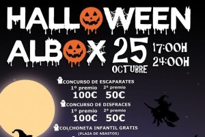 Detalle del cartel del evento de esta noche en Albox.