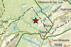 Epicentro del temblor.