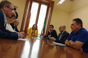 Reunión de la consejera con Coag, Asaja y Upa