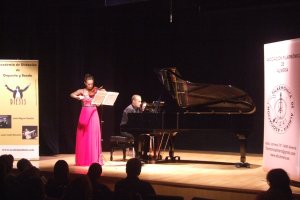 Anna Margrethe y Óscar Martín  deleitaron a un público experto.  Gentileza de M. M. berenguel