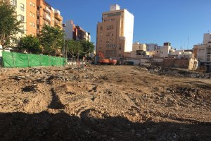 Así está ya el solar en el que estaban los talleres de Piquer Hermanos