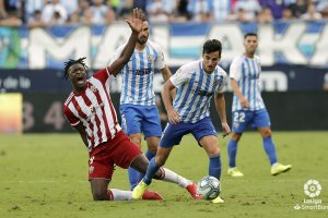 Sekou estuvo brillante en La Rosaleda y dio la victoria con su gol al Almería.