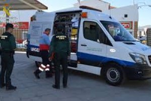 El auxiliado fue trasladado al hospital.