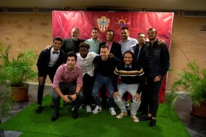 René, Lazo y la Fundación UDA de Fútbol Sala.