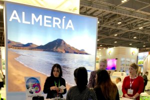 El estand de Costa de Almería en esta feria se ubica dentro del espacio de Andalucía.