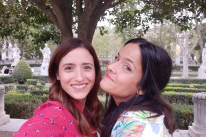 Magda Salinas y Mar París, en una imagen del cortometraje.