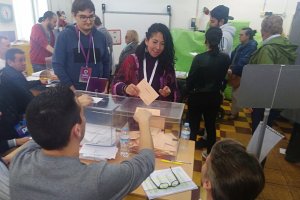 La candidata Raquel Martínez Aguilera