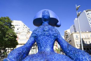 Una de las Meninas que pueden verse estos días en Almería.