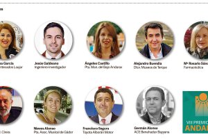 Galardonados en la edición de este año de los Premios Andarax.