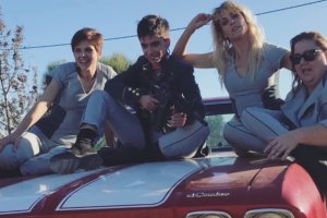 Imagen en Agua Amarga del rodaje de \'Vis a Vis: El Oasis\'.