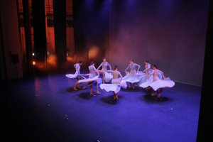 Imagen de archivo de una actuación flamenca organizada por el Conservatorio Profesional de Danza Kina Jiménez de Almería en el Maestro Padilla.