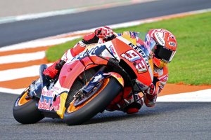 Márquez saldrá segundo en el GP de la Comunidad Valenciana