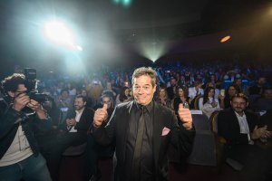 Jorge Sanz, homenajeado por el Auditorio Maestro Padilla durante la gala inaugural de Fical.