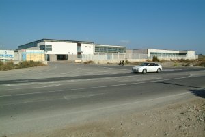 Imagen del exterior de las instalaciones de la desaladora de Almería