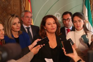 La consejera de Agricultura ha mostrado su apoyo a los agricultores.