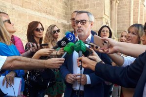 José Manuel Villegas (Cs) en una de sus visitas a Almería.