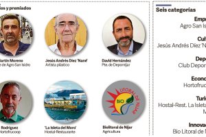 Premiados en la cuarta edición de los Premios Comarca de Níjar.