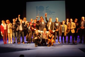 Galardonados en la III Gala del Audiovisual Almeriense.