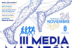 El cartel de la carrera.