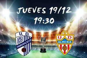 El cartel del partido que publicó el Tamaraceite.