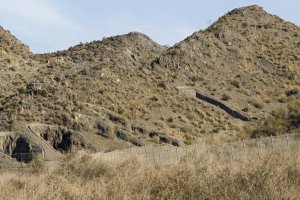 Puertas de la Necrópolis Fenicia de Villaricos en el municipio de Cuevas del Almanzora. Imagen de la Junta de Andalucía.