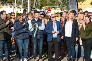 La salida de la pasada edición con la alcaldesa Esperanza Pérez.l