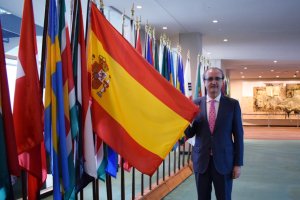 Jesús Miranda Hita, ayer en la sede de Naciones Unidas.