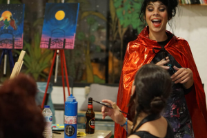 Tati Salvador en una de las Noches Frikis.