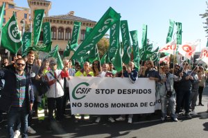 Cabecera de la movilización en Alcaldía