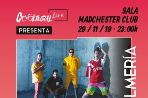 Detalle del cartel del concierto de Kitai en Almería.