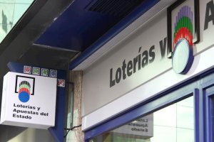 Imagen de archivo de una administración de lotería.
