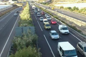 La A-7 protagoniza un nuevo accidente de tráfico en el acceso a Almería.