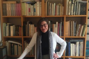 María José Lasaosa, en su estudio de arquitectura de Alcalde Muñoz.