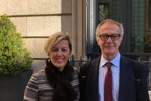 Sonia Ferrer y José Guirao, diputados por el PSOE.