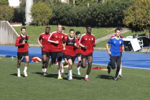 Carrera continua para mejorar el fondo físico en el entrenamiento.
